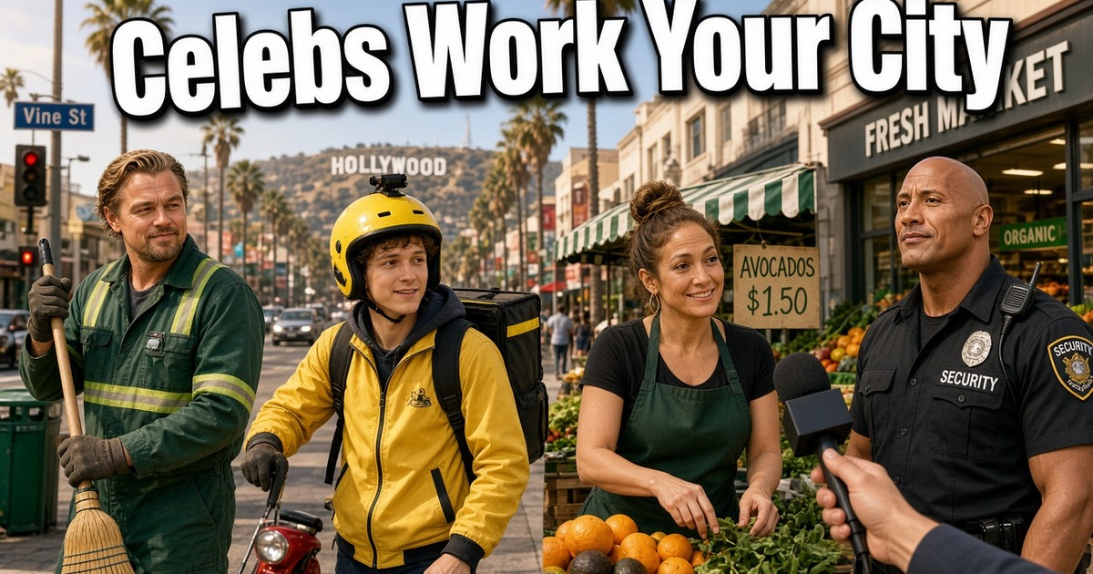 Celebs Work Your City