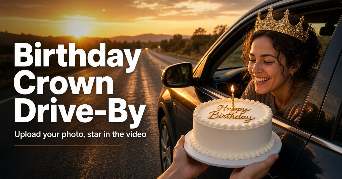 Birthday Crown Drive-By